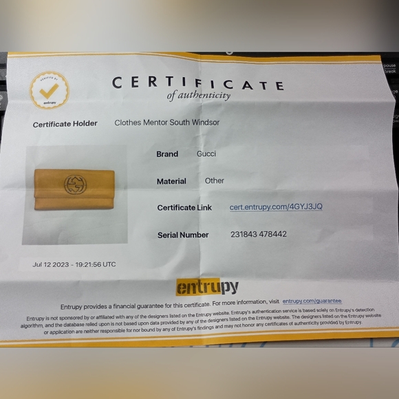 Authentic Gucci Soho Studded Continental Wallet Mustard Yellow | Preloved - Picture 2 of 14